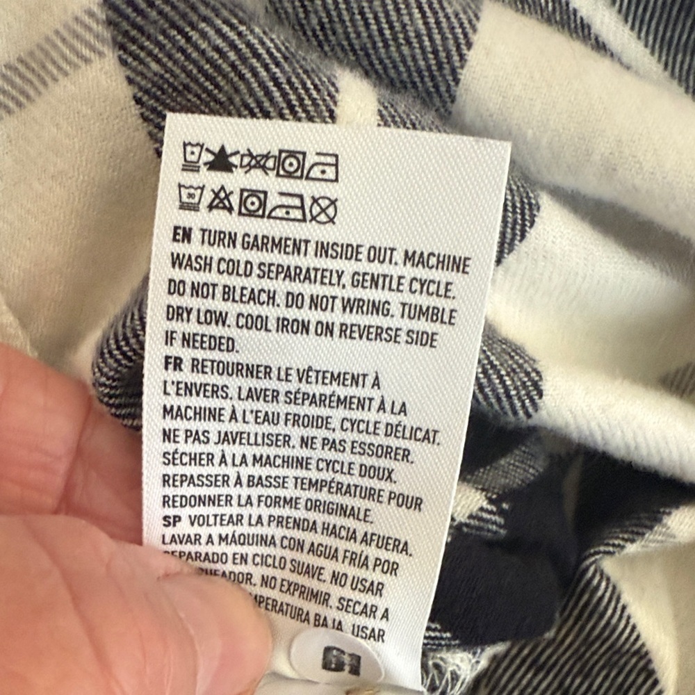 American Eagle Outfitters Flannel Checkered Button Down Shirt - Picture 10 of 12